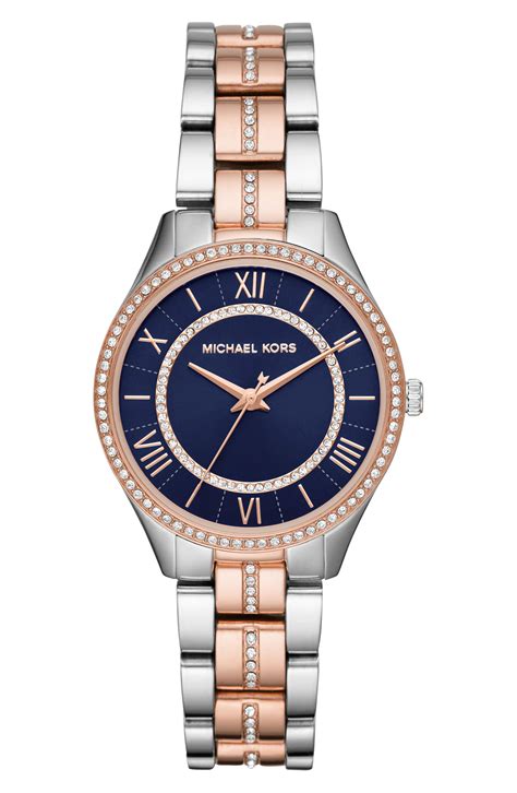 michael kors crystal embellished bracelet watch|Michael Kors Lauryn Crystal Embellished Bracelet Watch, 33mm .